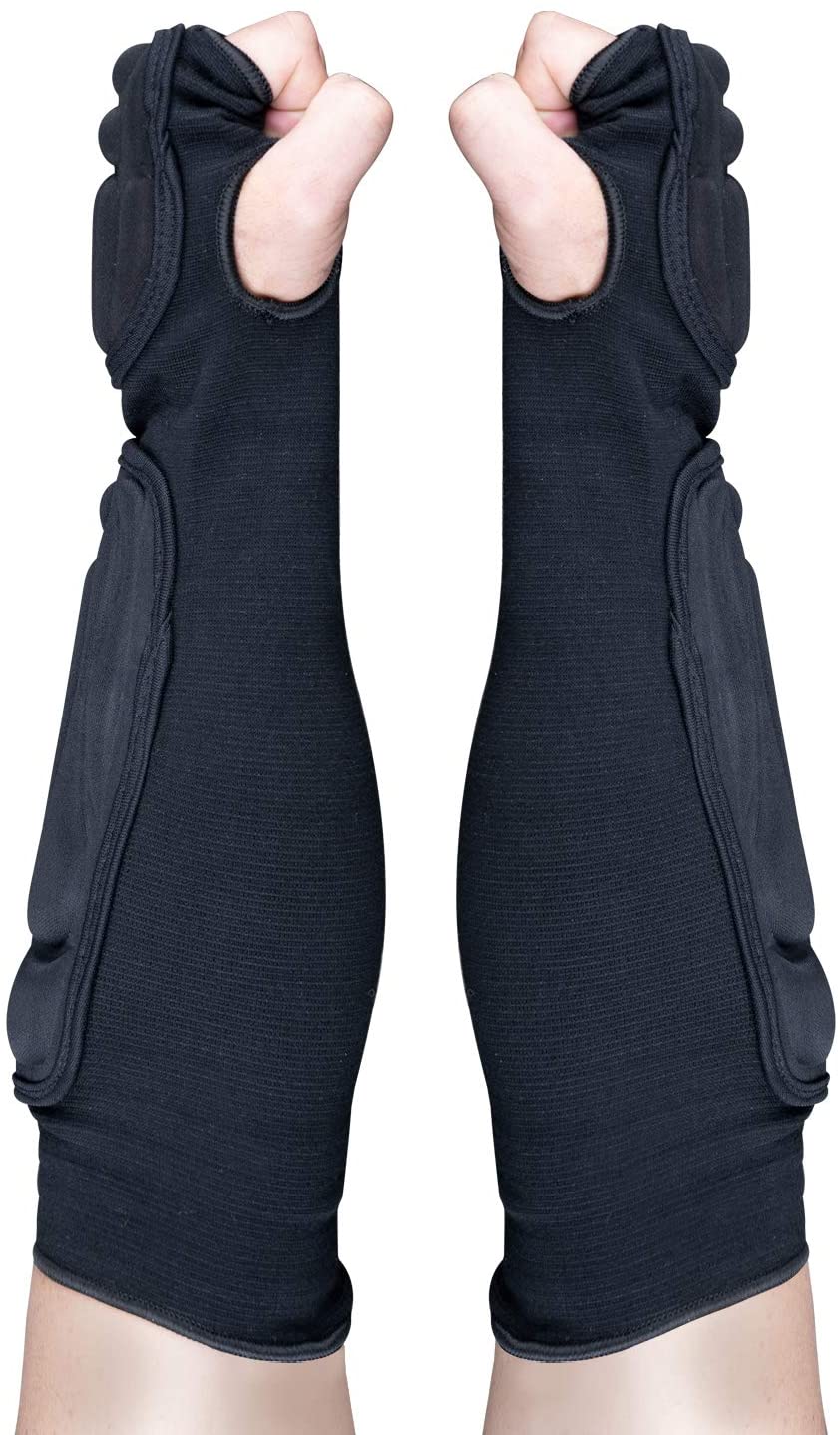Kickboxing, Muay Thai MMA Martial Arts Hand/Forearm Armor Guards for Kids and Adults