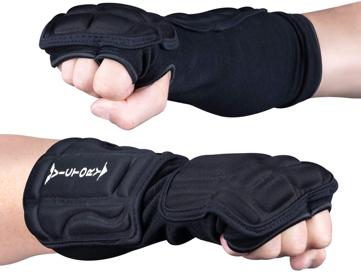 Kickboxing, Muay Thai MMA Martial Arts Hand/Forearm Armor Guards for Kids and Adults