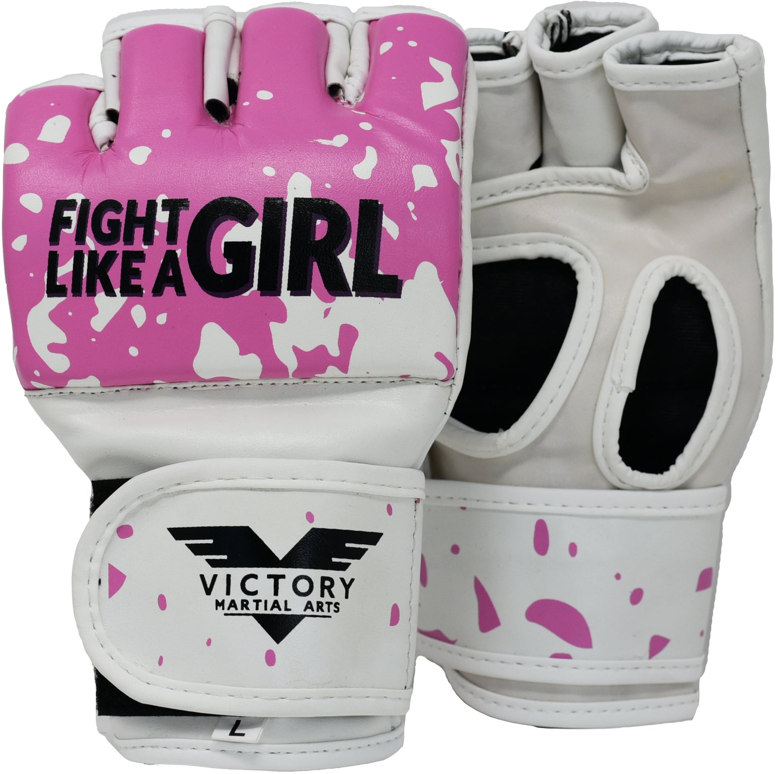 Women's MMA Gloves Boxing Gloves Synthetic Leather Fingerless Punching Bag Gloves for Kickboxing, Sparring, Muay Thai and Heavy Bag